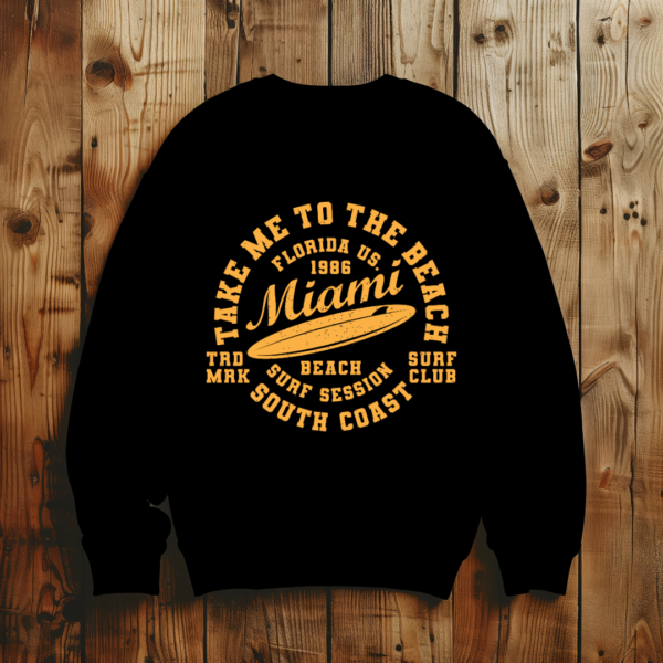 Take me to the beach Miami T-shirt - Image 3