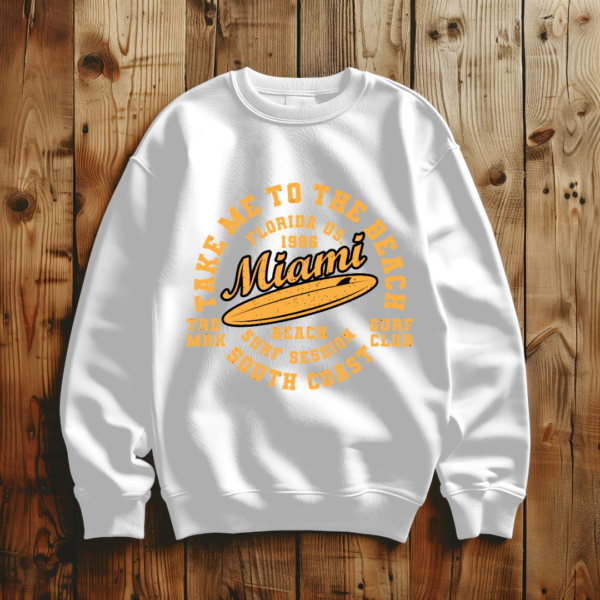 Take me to the beach Miami T-shirt - Image 5